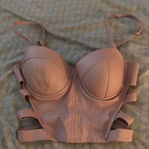 Crop top Baby Pink Charlotte Russe Lightly Worn